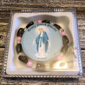 ‎HJ Sherman Rosary Bracelet vintage hearts